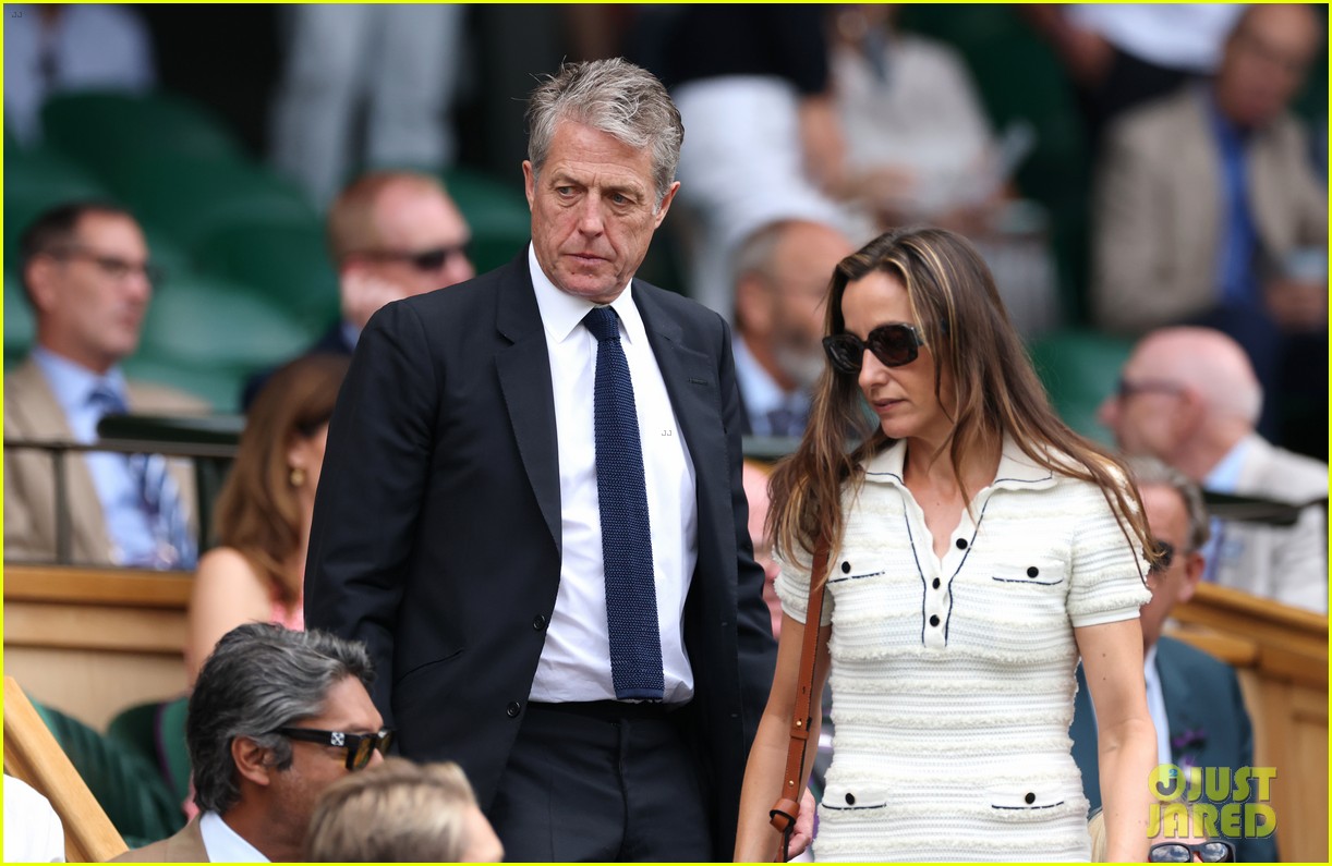 Hugh Grant Goes Viral for Falling Asleep at Wimbledon, Caught Nodding