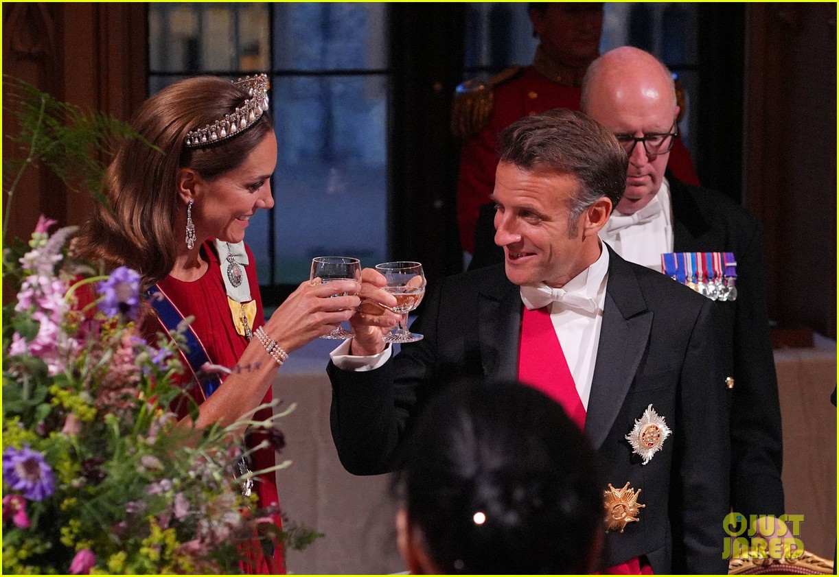 Kate Middleton Reunites with Wedding Dress Designer for Red French