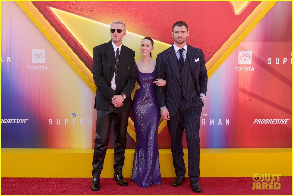 'Superman' Stars David Corenswet, Rachel Brosnahan, & Nicholas Hoult ...