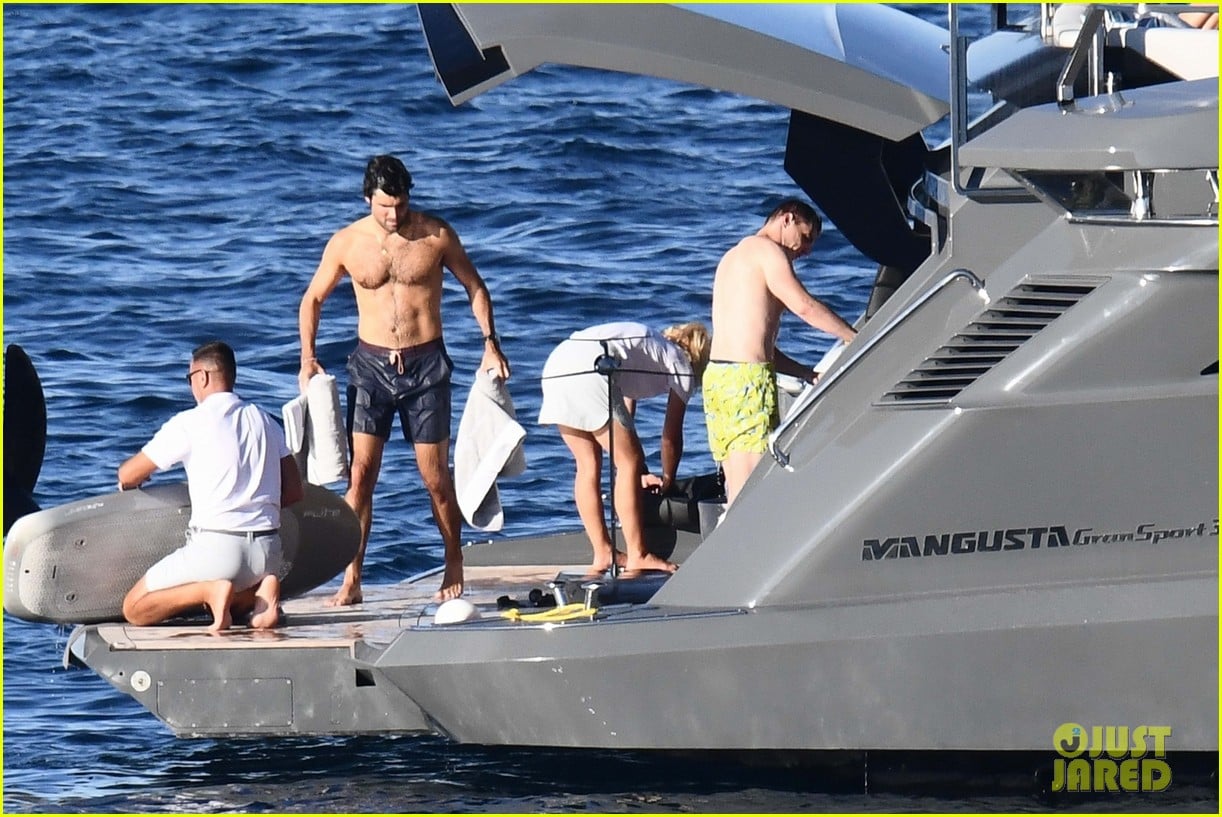 F1 Star Max Verstappen Goes Shirtless for Yacht Day in Italy with