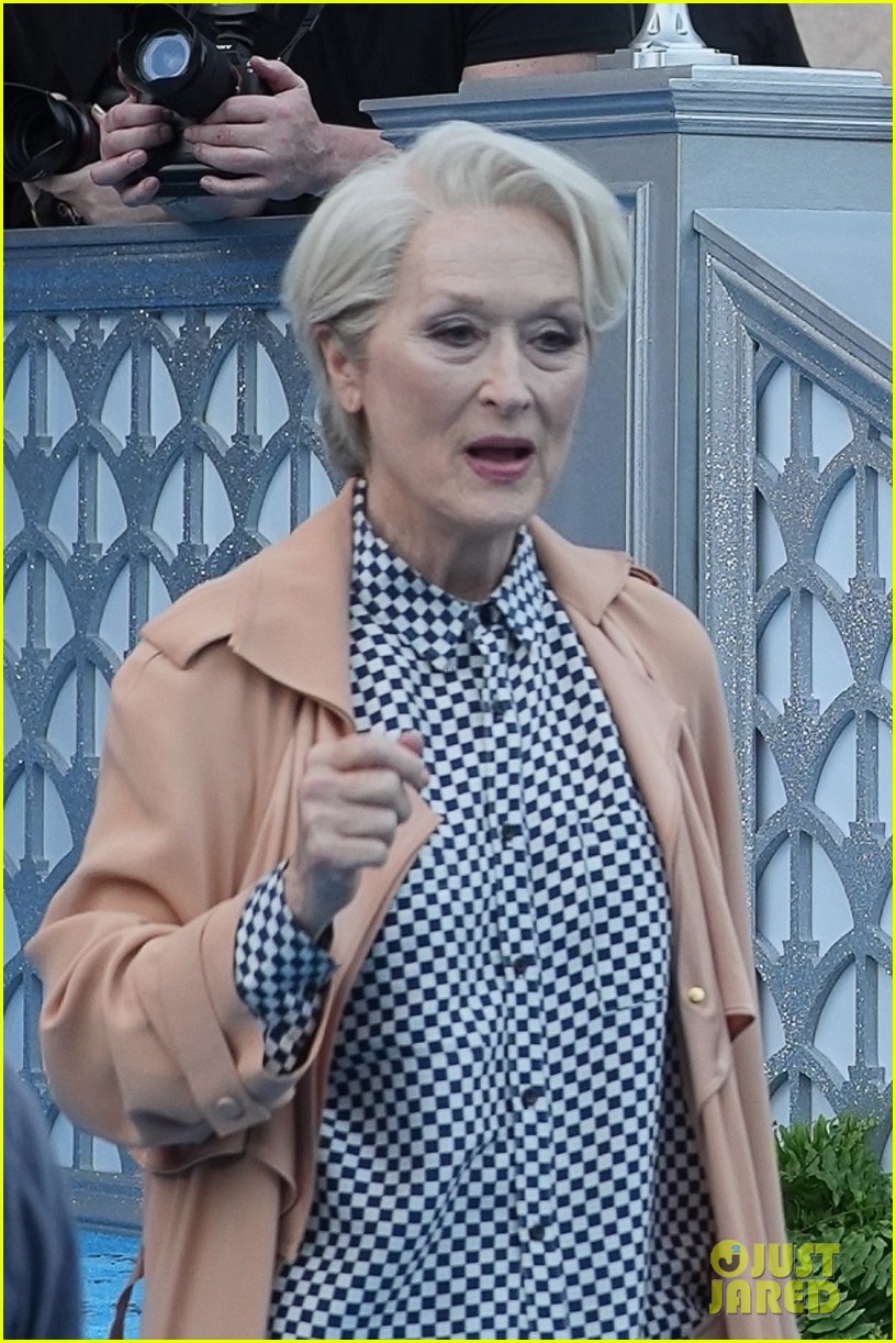 Meryl Streep & Stanley Tucci Film Met Gala Scenes for 'The Devil Wears