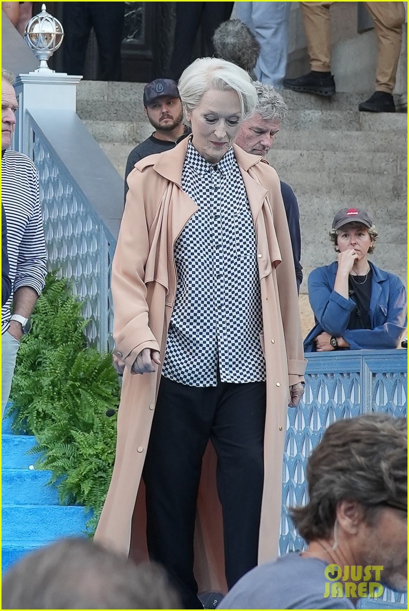 Meryl Streep & Stanley Tucci Film Met Gala Scenes for 'The Devil Wears