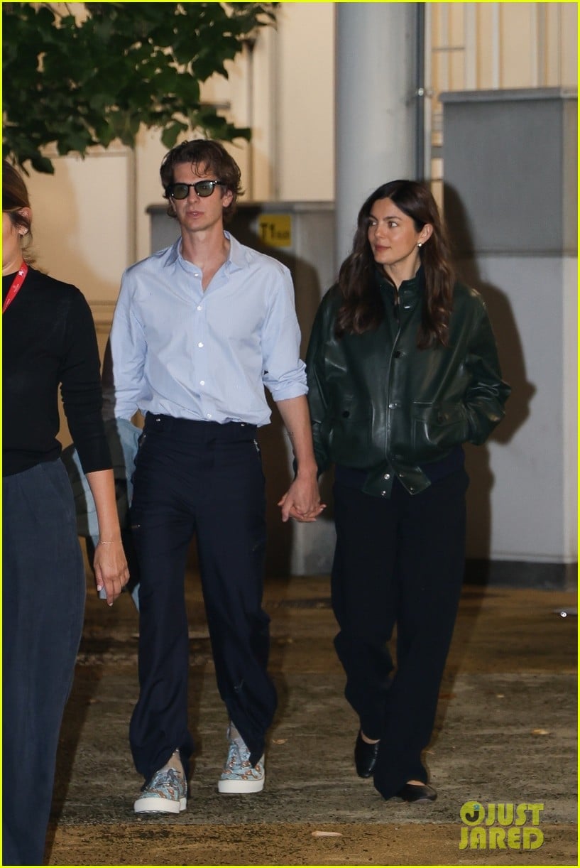 Andrew Garfield & Girlfriend Monica Barbaro Hold Hands as They Arrive