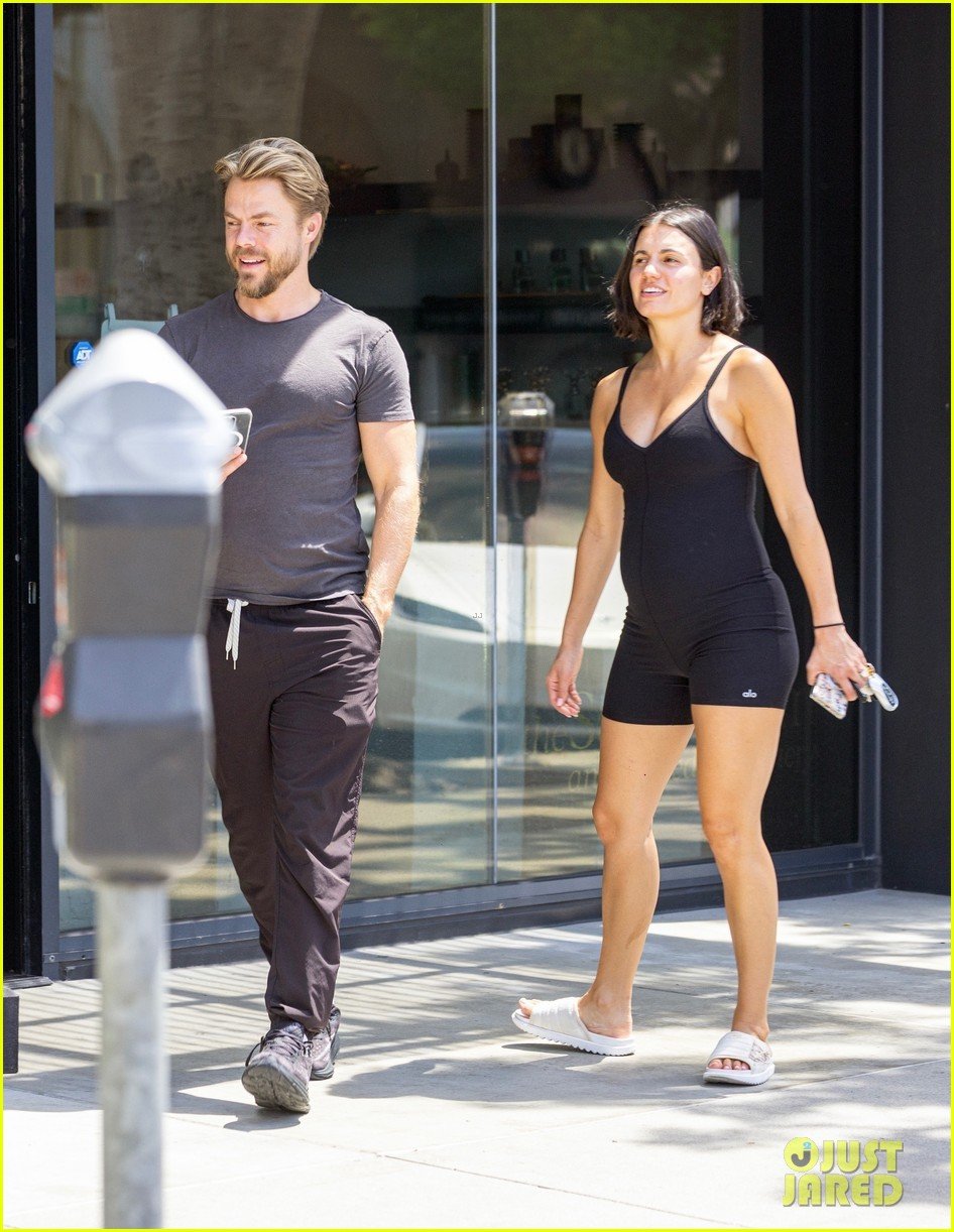 Derek Hough's Pregnant Wife Hayley Erbert Shows Off Growing Baby Bump