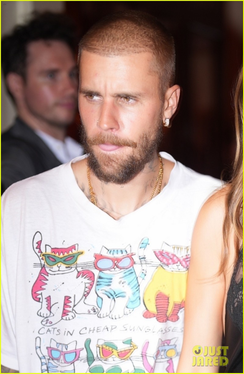 Justin Bieber Celebrates 'Swag II' Album Release in NYC with Wife