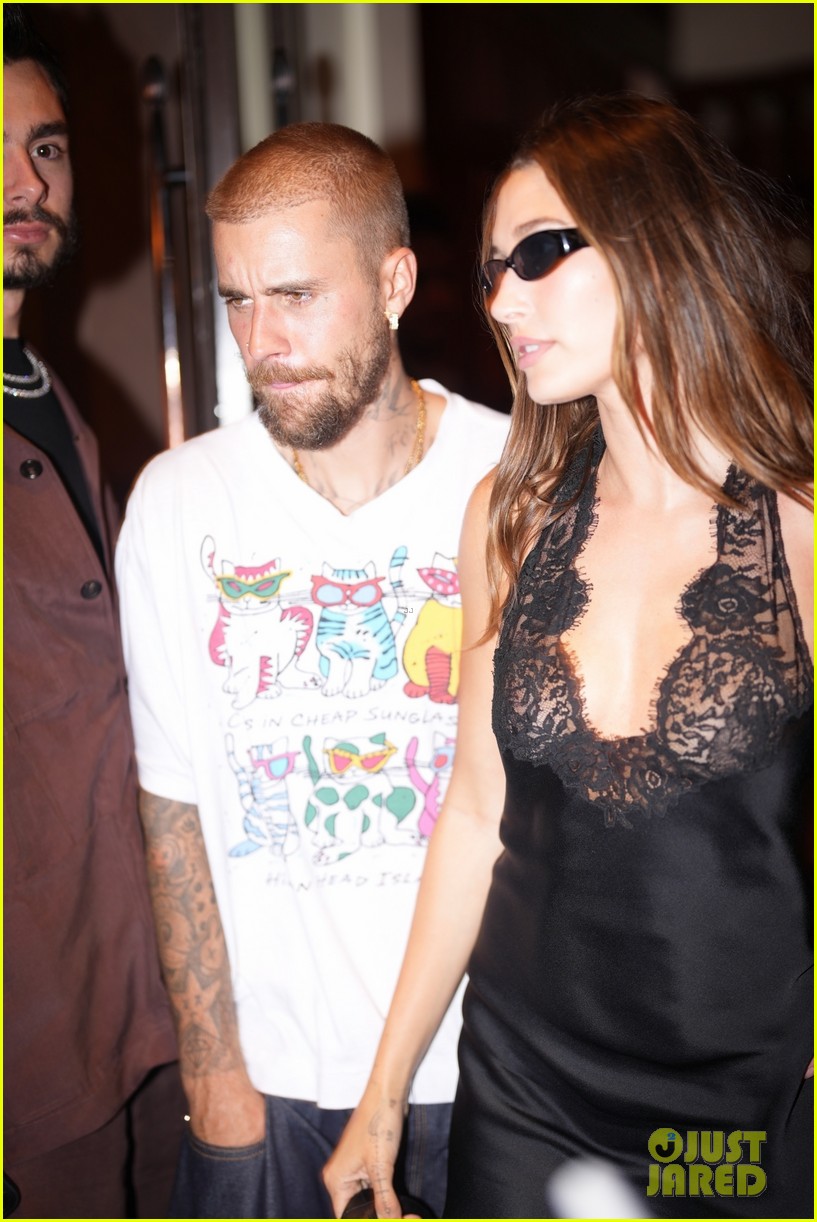 Justin Bieber Celebrates 'Swag II' Album Release in NYC with Wife