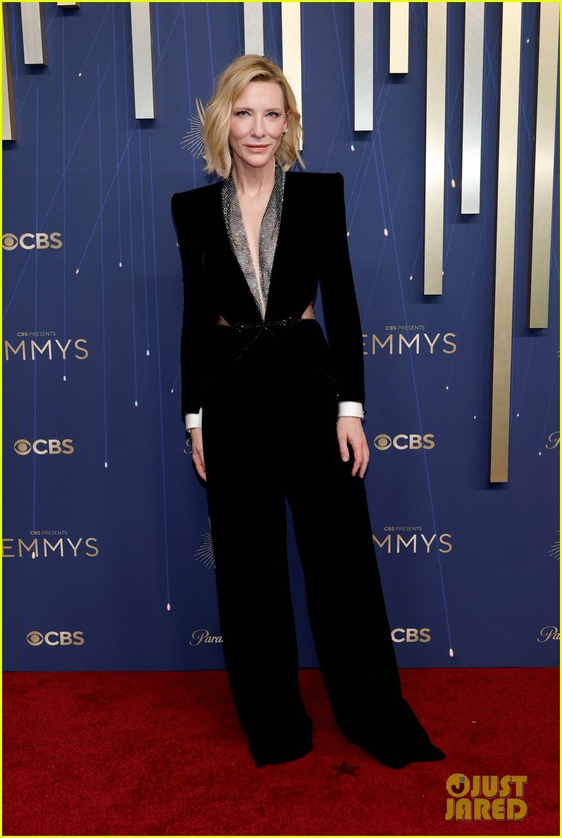 Cate Blanchett Rewears a Chic Armani Look for the Emmys 2025 Red Carpet