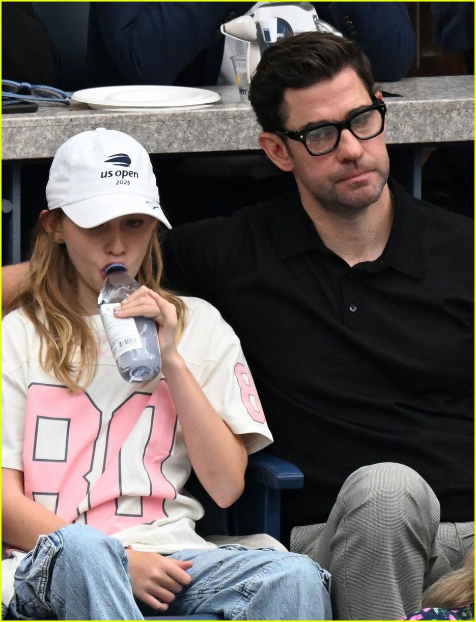 Emily Blunt & John Krasinski Make Rare Appearance with Their Daughters