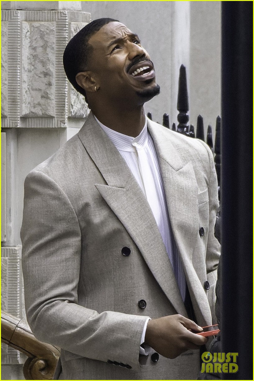 Michael B. Jordan Spotted Filming 'Thomas Crown Affair' Movie with