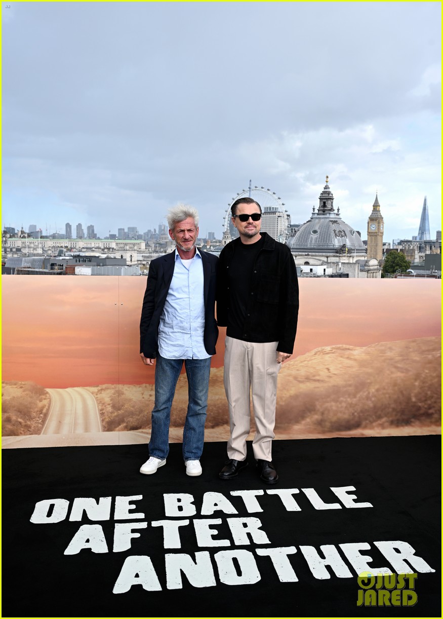 Rainbow Forms Above One Battle After Another Cast During Their Photo One Battle After Another Photo Call Rainbow 07 