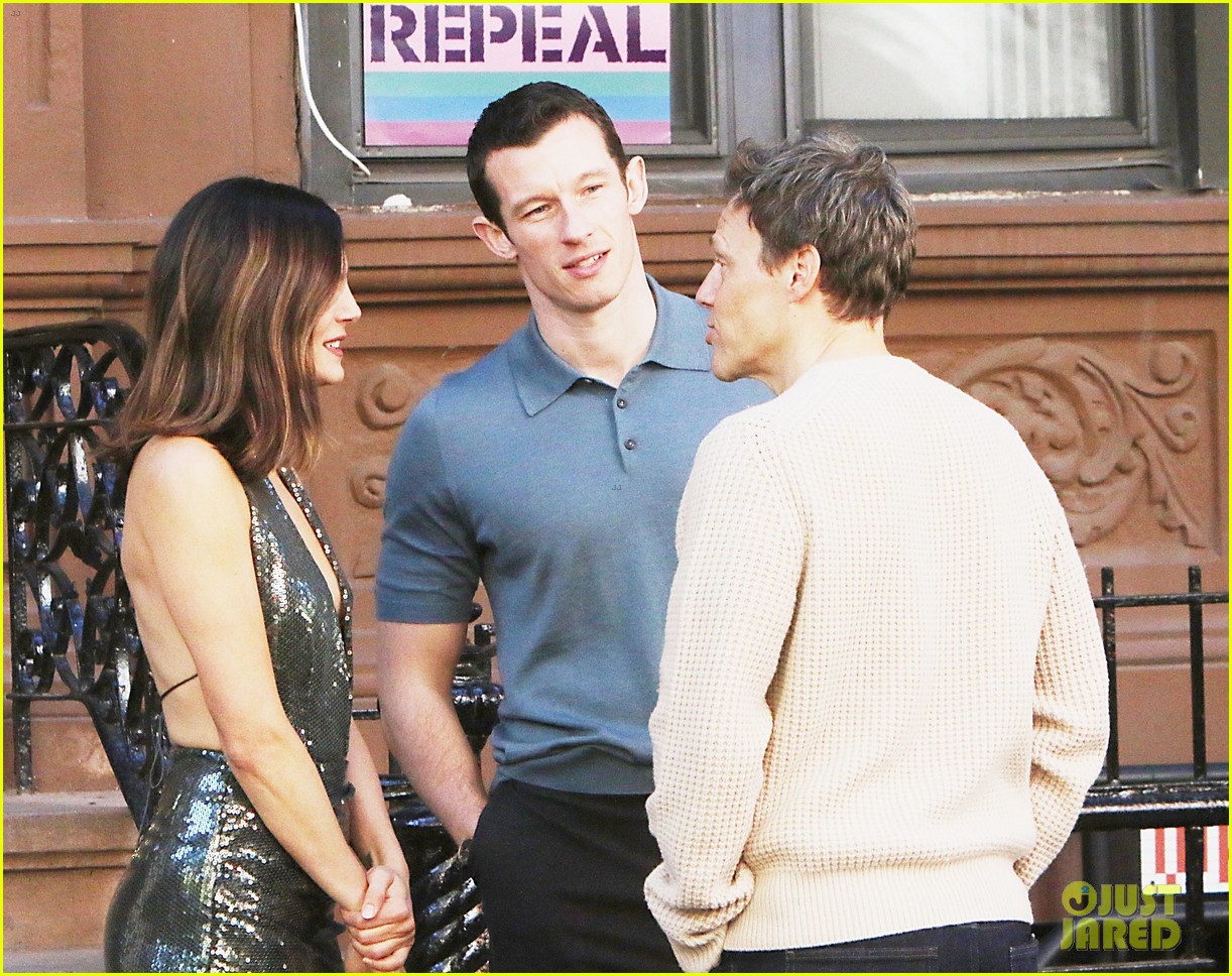 Monica Barbaro Wears Sequined Mini-Dress to Film 'One Night Only' Rom ...