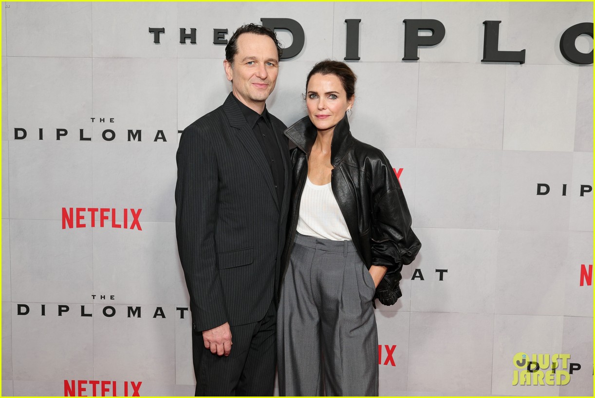 Keri Russell Joined by Longtime Partner Matthew Rhys at 'The Diplomat