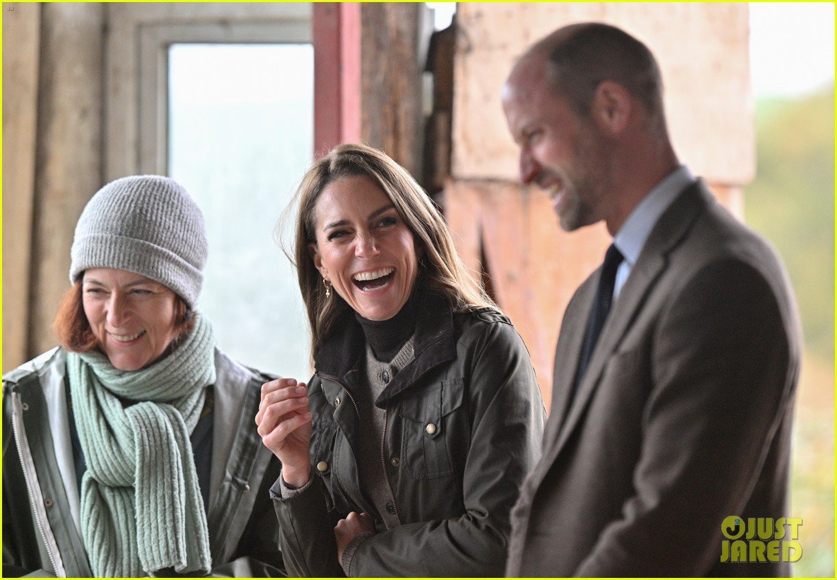 Kate Middleton & Prince William Visit a Flax Farm During Surprise Trip