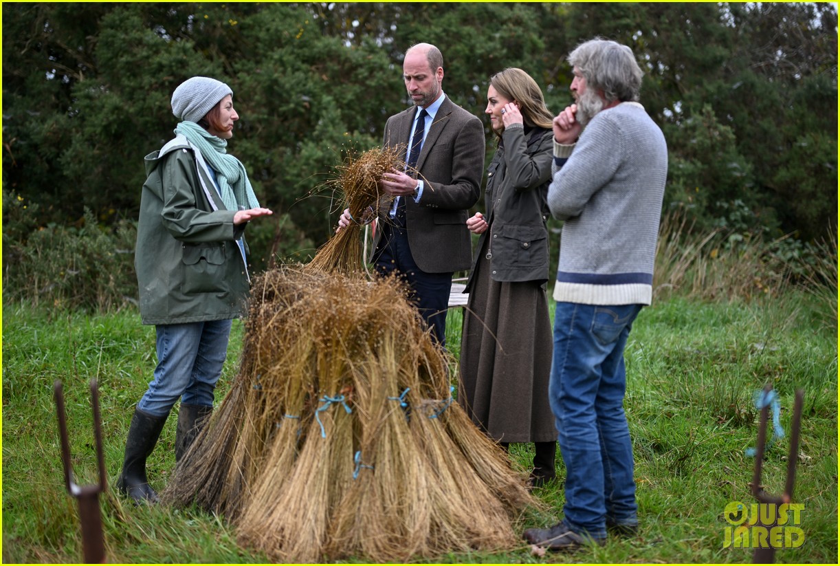 Kate Middleton & Prince William Visit a Flax Farm During Surprise Trip
