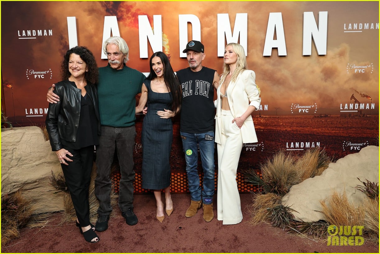 Demi Moore & Billy Bob Thornton Share Sweet Embrace at 'Landman' Season