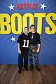 miles heizer angus obrien more attend boots event ahead of netflix launch 33
