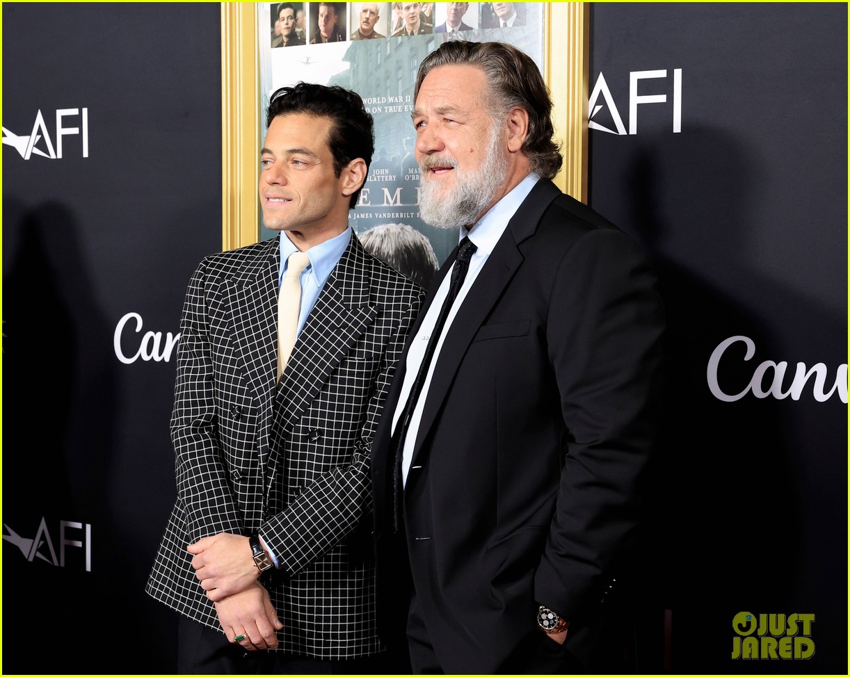 Rami Malek & Russell Crowe Share Some Laughs at the AFI Fest 2025 ...