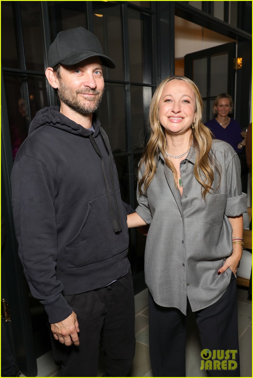 Tobey Maguire Supports ExWife Jennifer Meyer at Her Jewelry Brand's