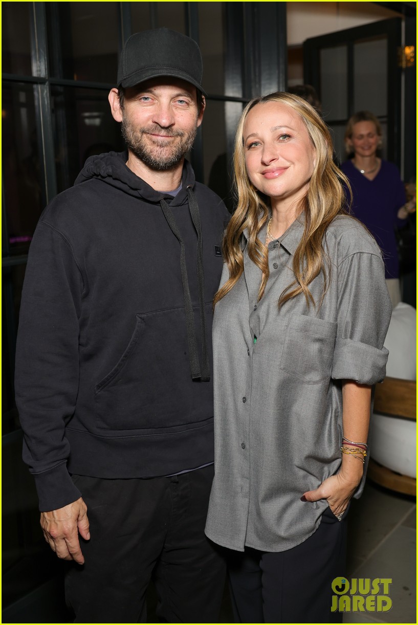 Tobey Maguire Supports ExWife Jennifer Meyer at Her Jewelry Brand's