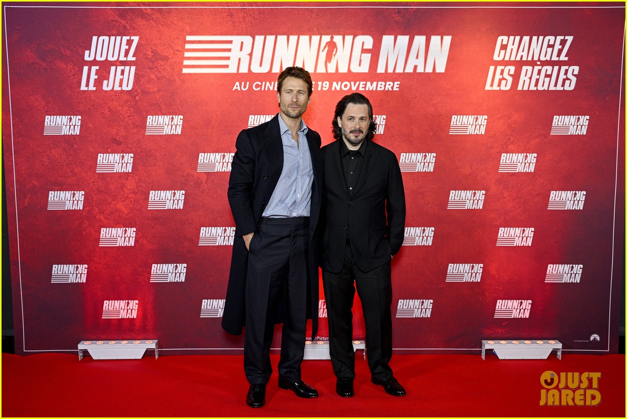 Glen Powell Looks Handsome at #39 The Running Man #39 Screening in Paris