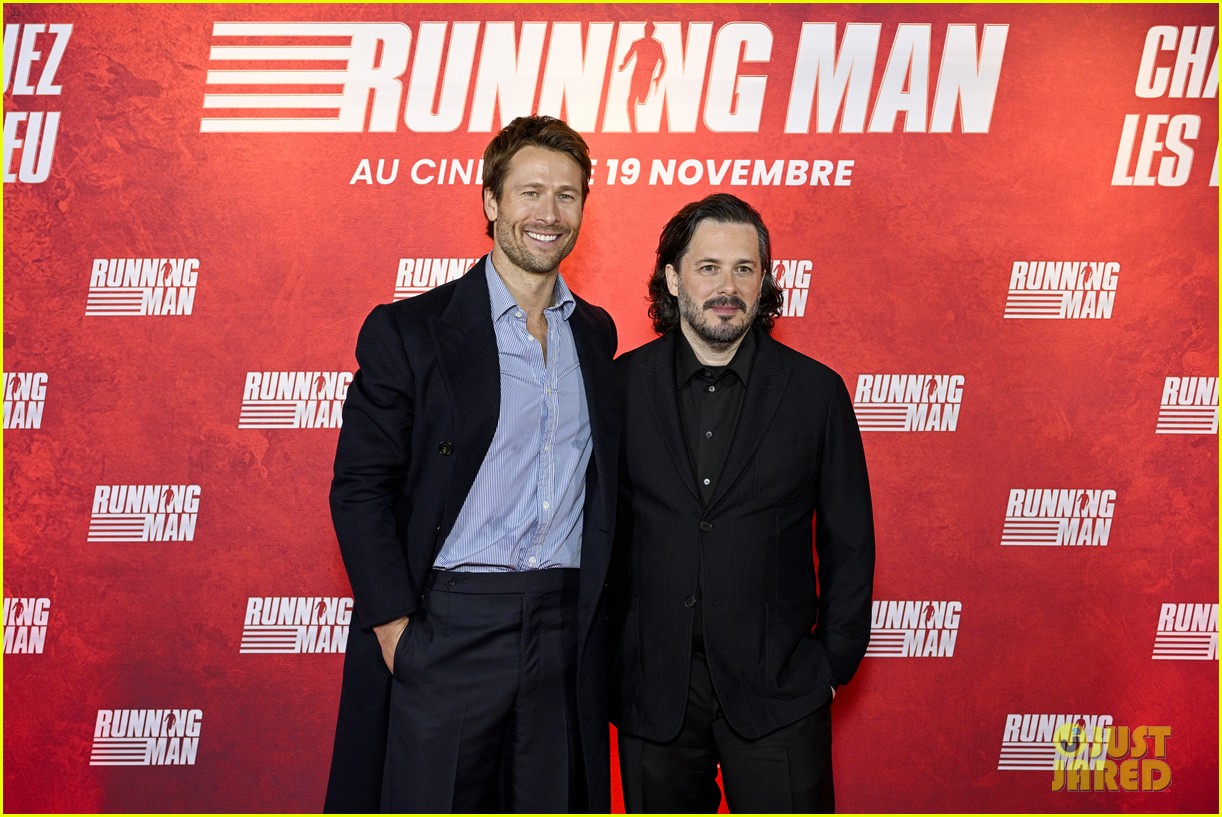 Glen Powell Looks Handsome at #39 The Running Man #39 Screening in Paris
