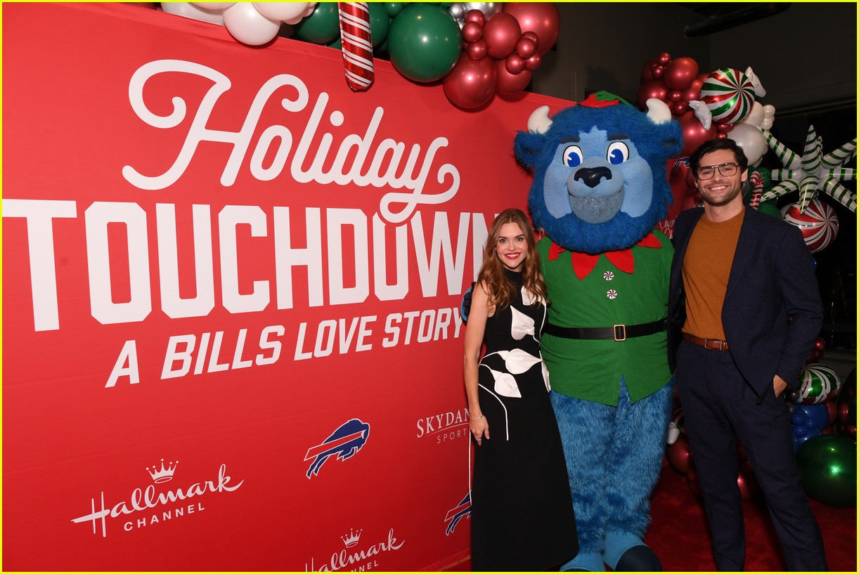 Holland Roden, Matthew Daddario, & 'Holiday Touchdown' Cast Reunite