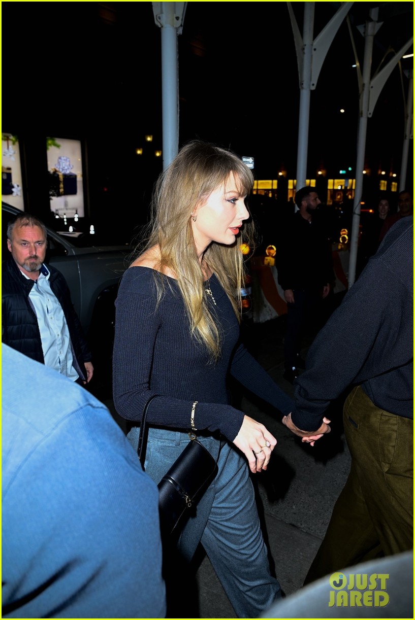 Taylor Swift & Travis Kelce Hold Hands on Date Night at Polo Bar in NYC