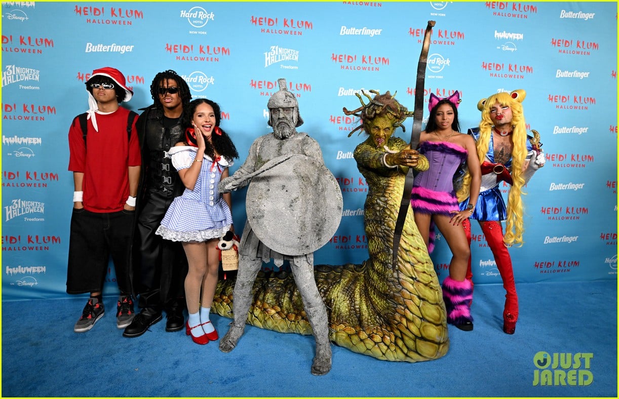 Heidi Klum's Daughter Leni Painted Her Entire Body for 2025 Halloween