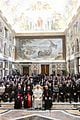 celebs meet pope leo at vatican 02