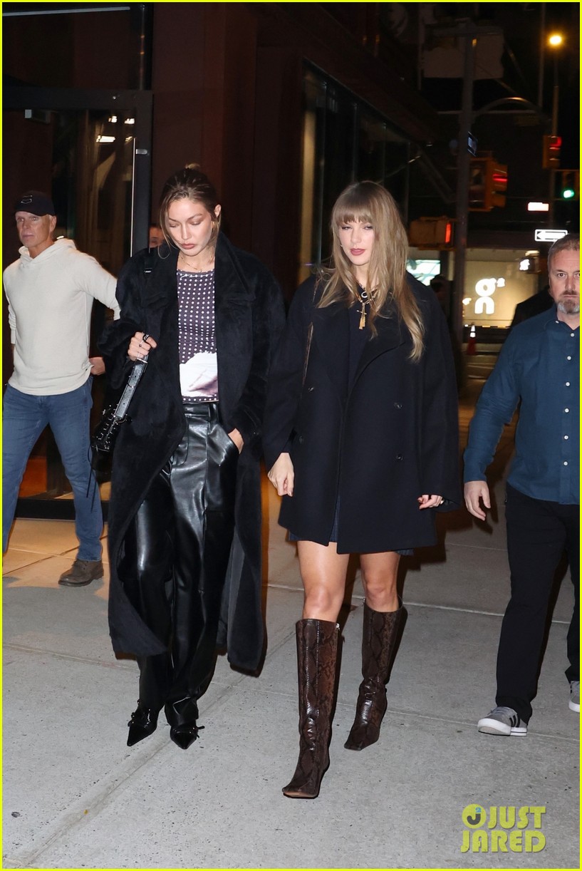 BFFs Taylor Swift & Gigi Hadid Enjoy Girls Night Out, Spotted Getting