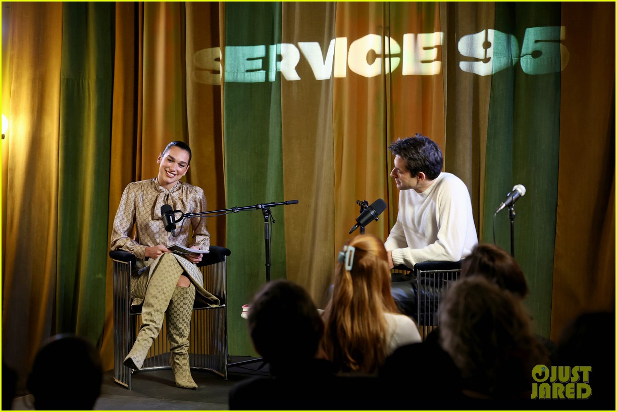 Dua Lipa Hosts Conversation with Mark Ronson for Her Service95 Book ...