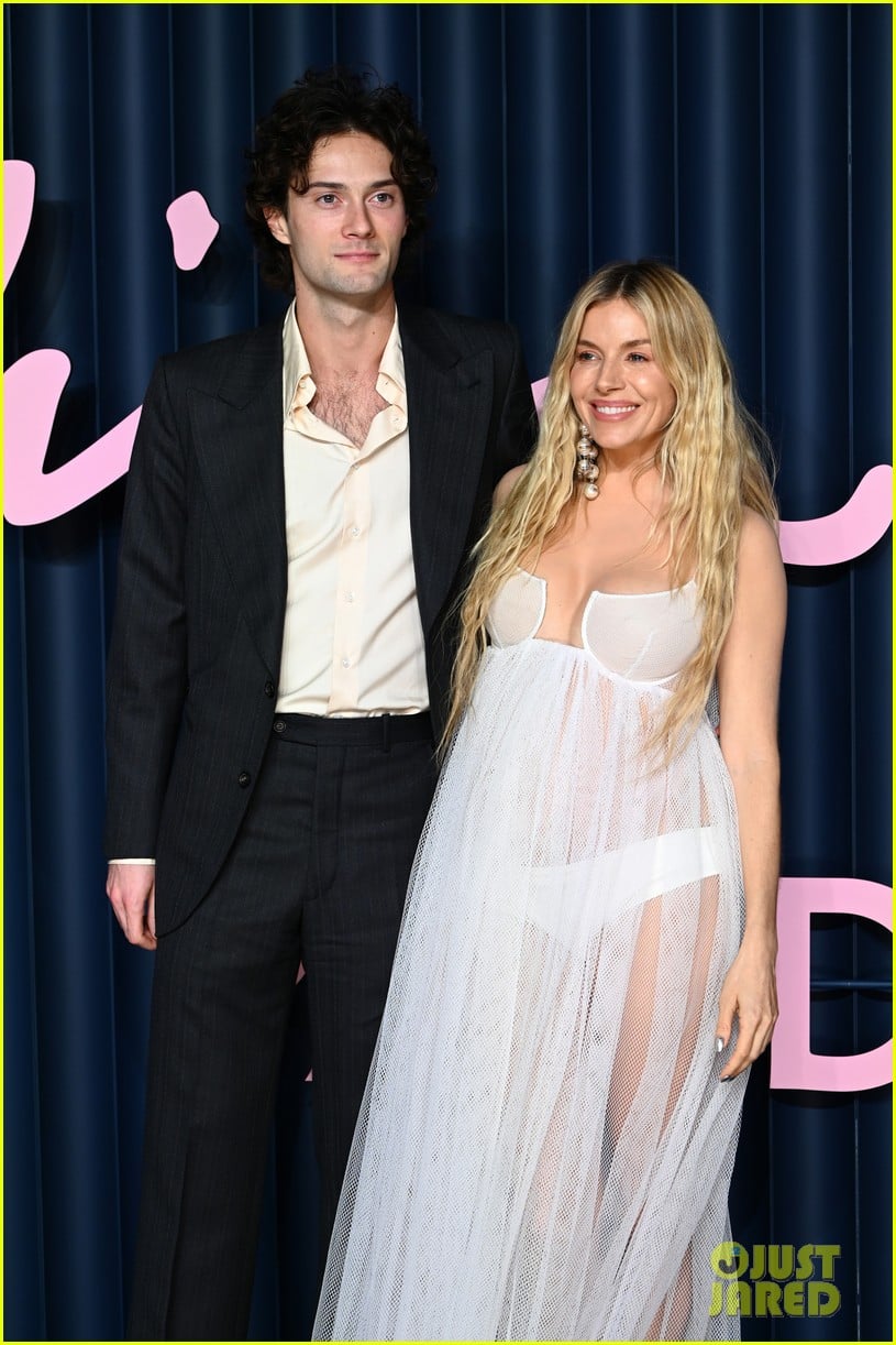 sienna miller pregnant fashion awards 2025 035247929