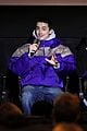 timothee chalamet purple puffer jacket marty supreme bafta screening 03