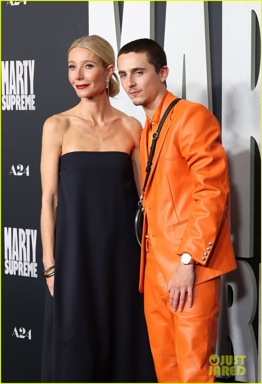 Timothee Chalamet & Girlfriend Kylie Jenner Wear Matching Orange Looks
