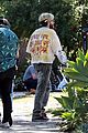 jonah hill blonde wig bedazzled outfit cut off set in la 05