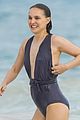 natalie portman plunging bathing suit beach in st barths 03