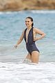 natalie portman plunging bathing suit beach in st barths 05