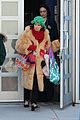 carrie preston fur coat bucket hat elsbeth in brooklyn 01