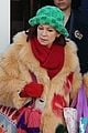 carrie preston fur coat bucket hat elsbeth in brooklyn 04