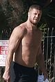 dan reynolds shirtless walk 04