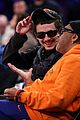 timothee chalamet spike lee at knicks game 03