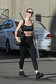 olivia wilde shows off toned abs at gym 05