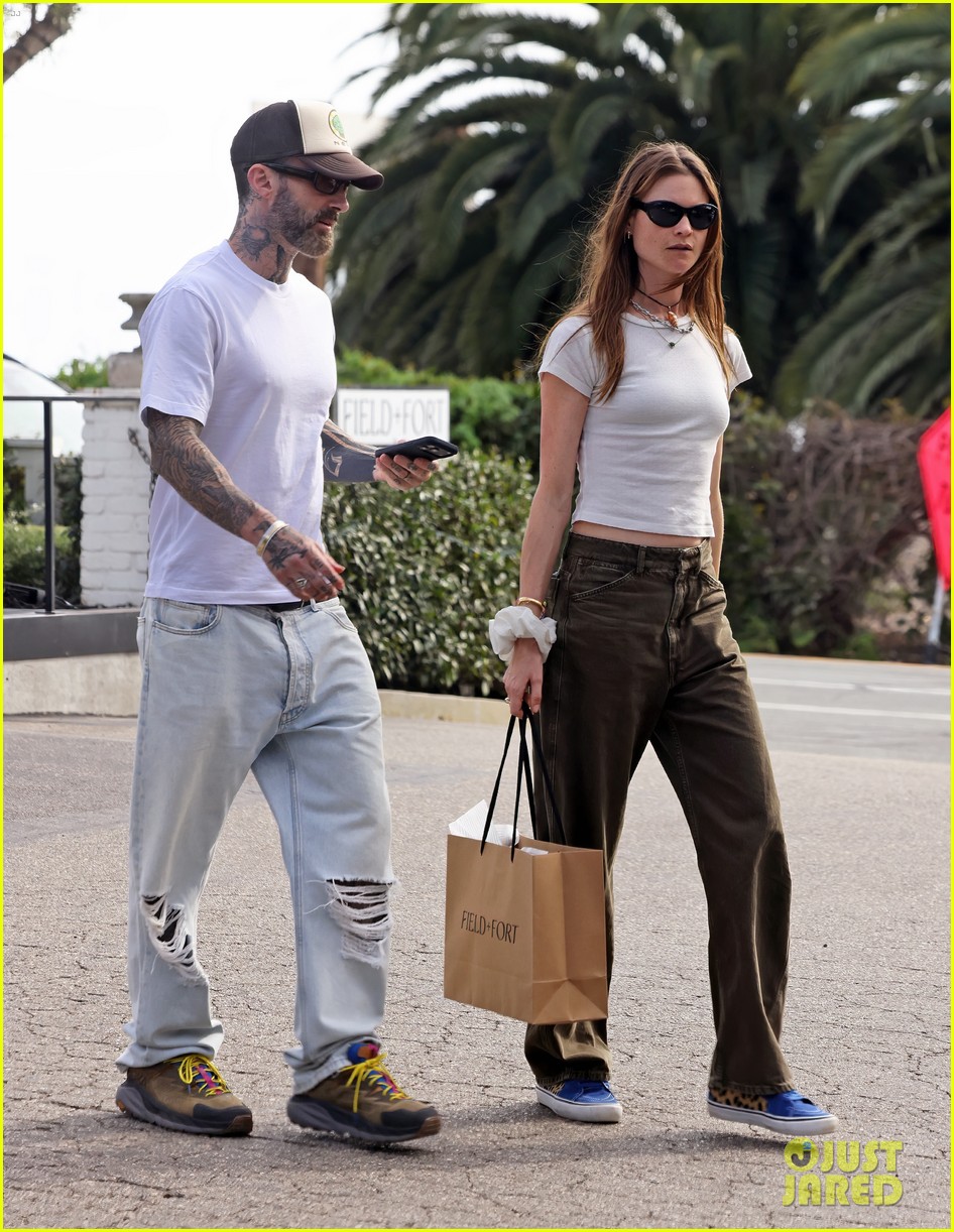 adam levine casual outing with behati prinsloo 115285773