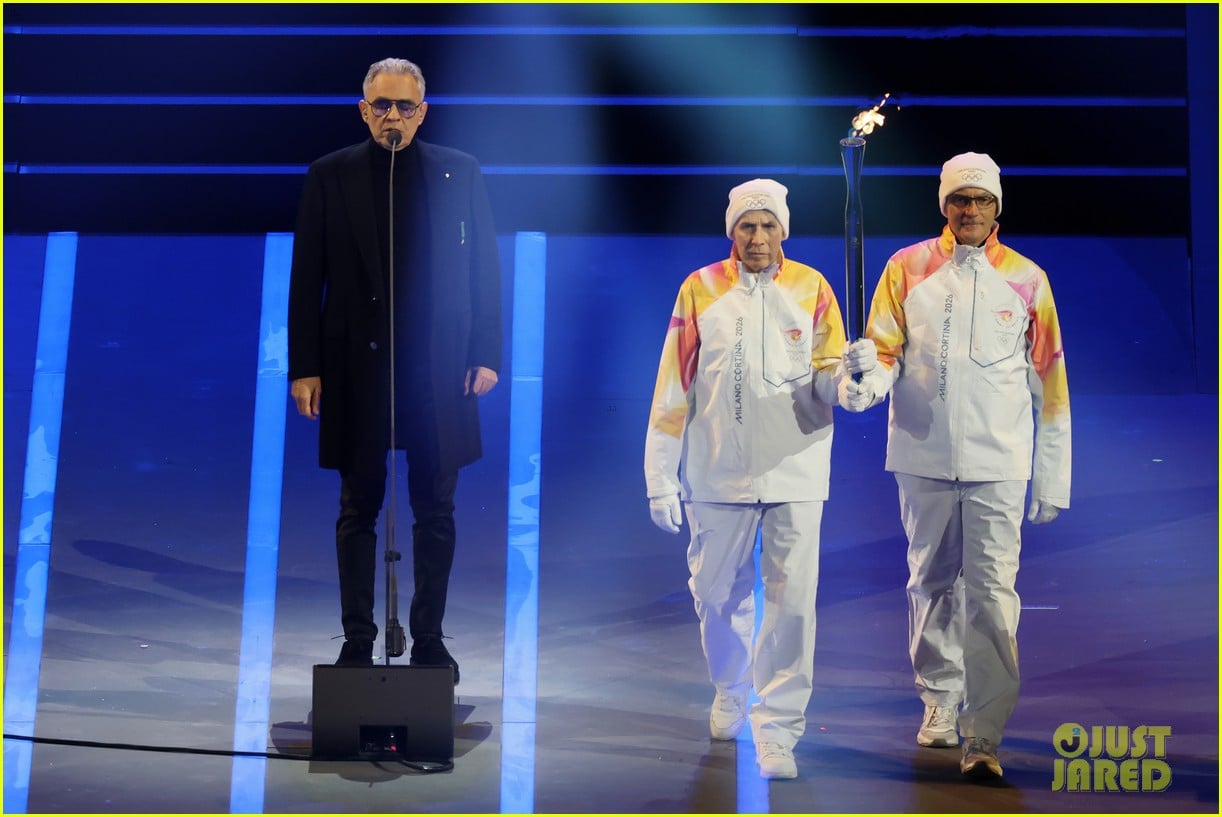 Andrea Bocelli Performs Nessun Dorma At Winter Olympics 2026 Opening Andrea Bocelli Performs At Olympics Opening Ceremony 02 