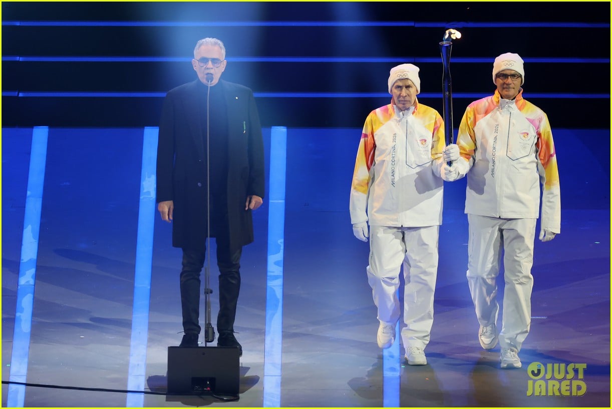 Andrea Bocelli Performs Nessun Dorma At Winter Olympics 2026 Opening Andrea Bocelli Performs At Olympics Opening Ceremony 05 
