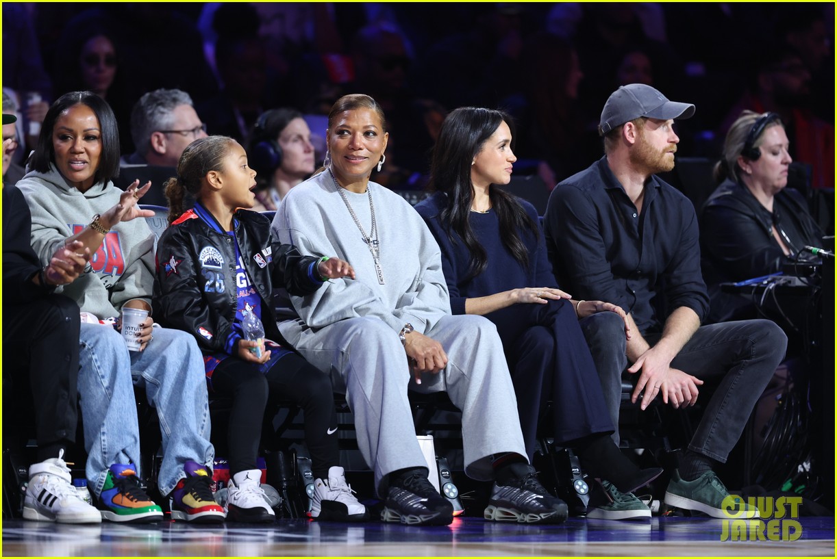 prince harry meghan markle sit courtside at nba all star game 025281937