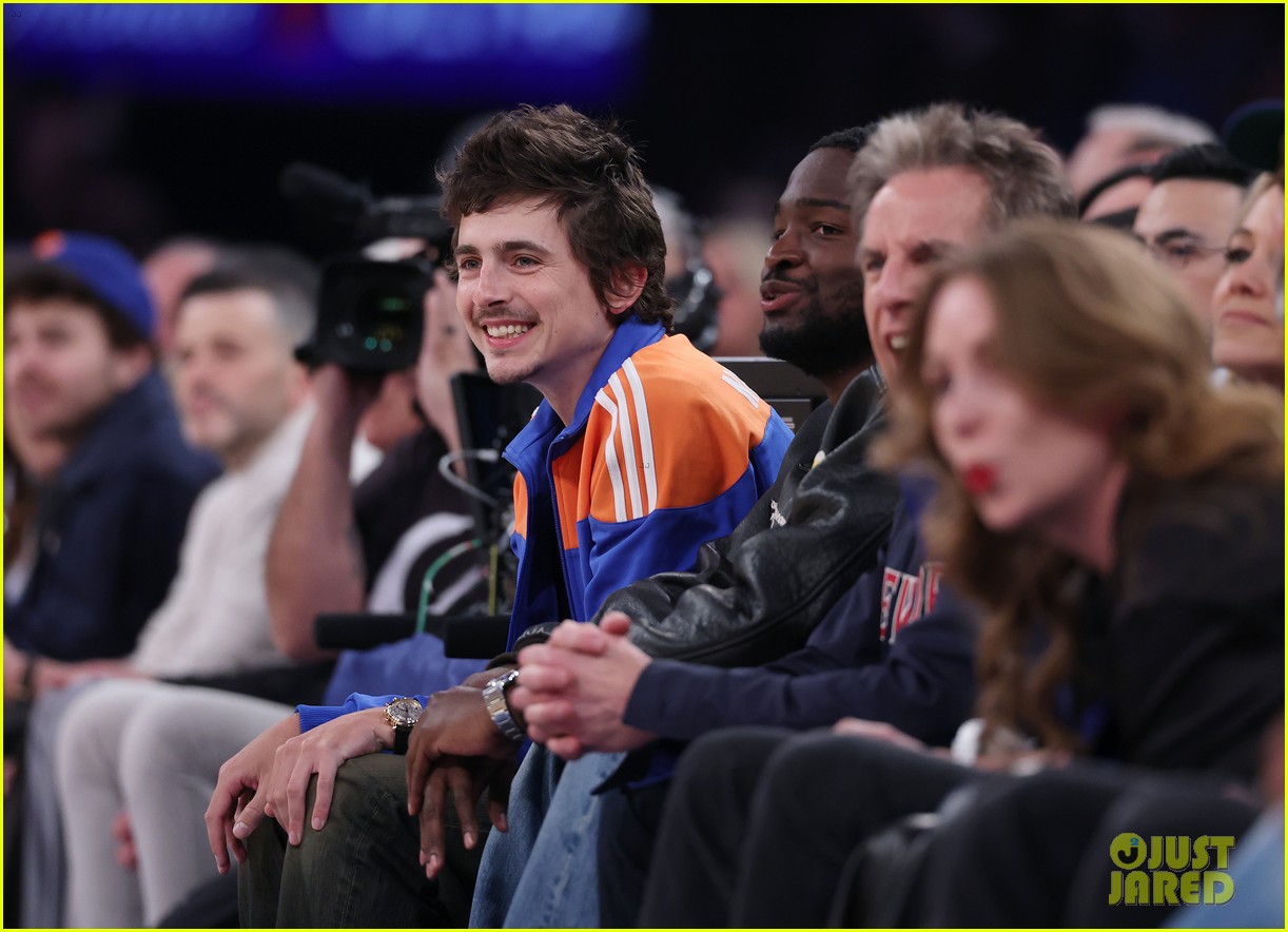 Timothee Chalamet & Ben Stiller Cheer On New York Knicks Together at ...