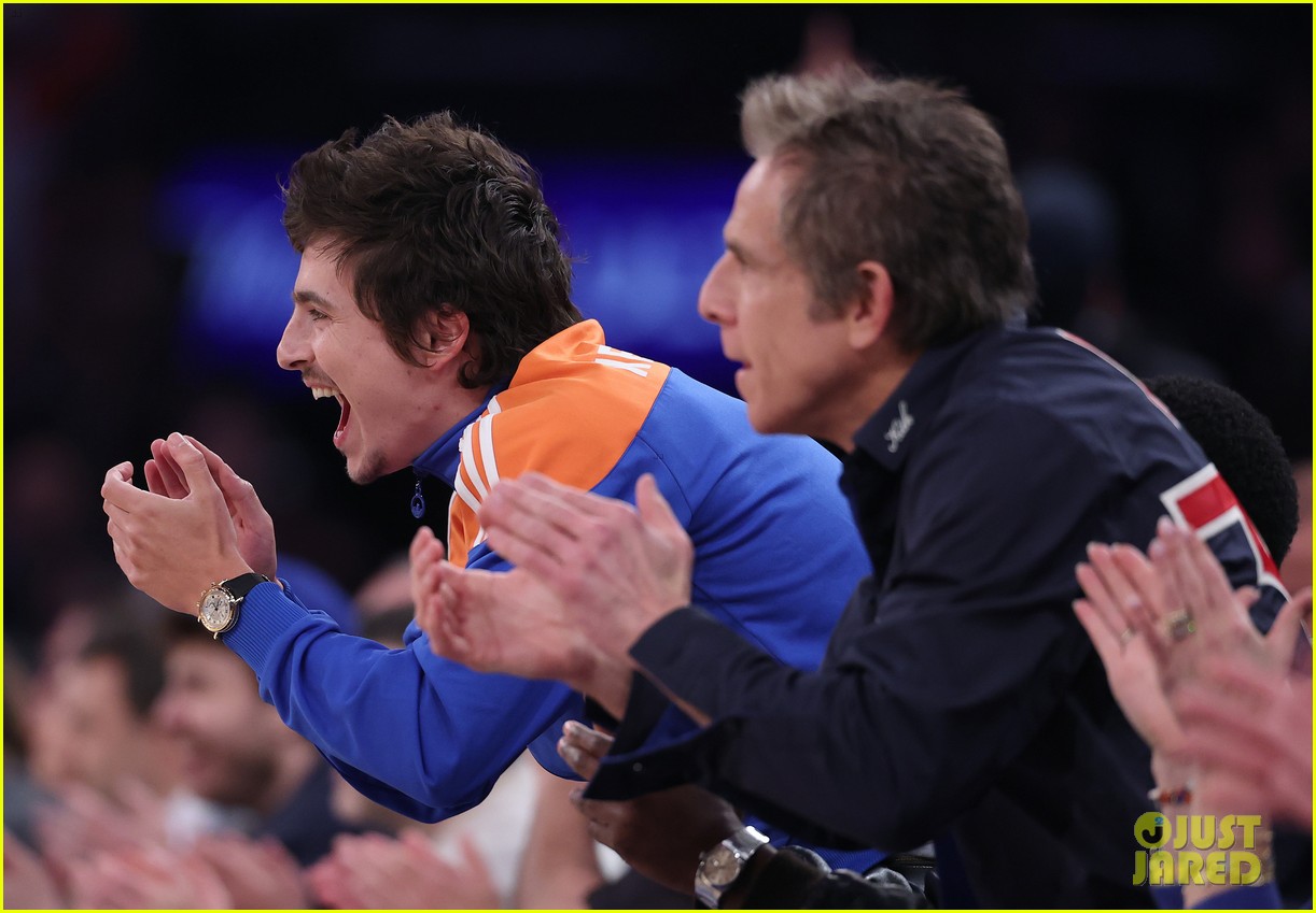 Timothee Chalamet & Ben Stiller Cheer On New York Knicks Together at ...