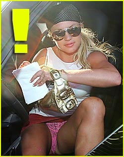 Britney Spears is a Chronic Panties Flasher