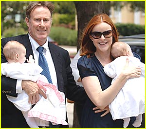 Marcia Cross Gets Twin Daughters Baptized
